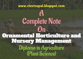 [PDF] Ornamental Horticulture and Nursery Management - 3rd Year Note CTEVT | Diploma in Agriculture (Plant Science)