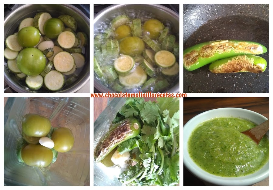 salsa falsa de aguacate