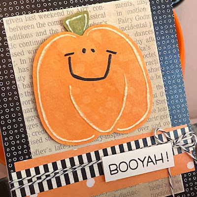 pumpkin card closeup