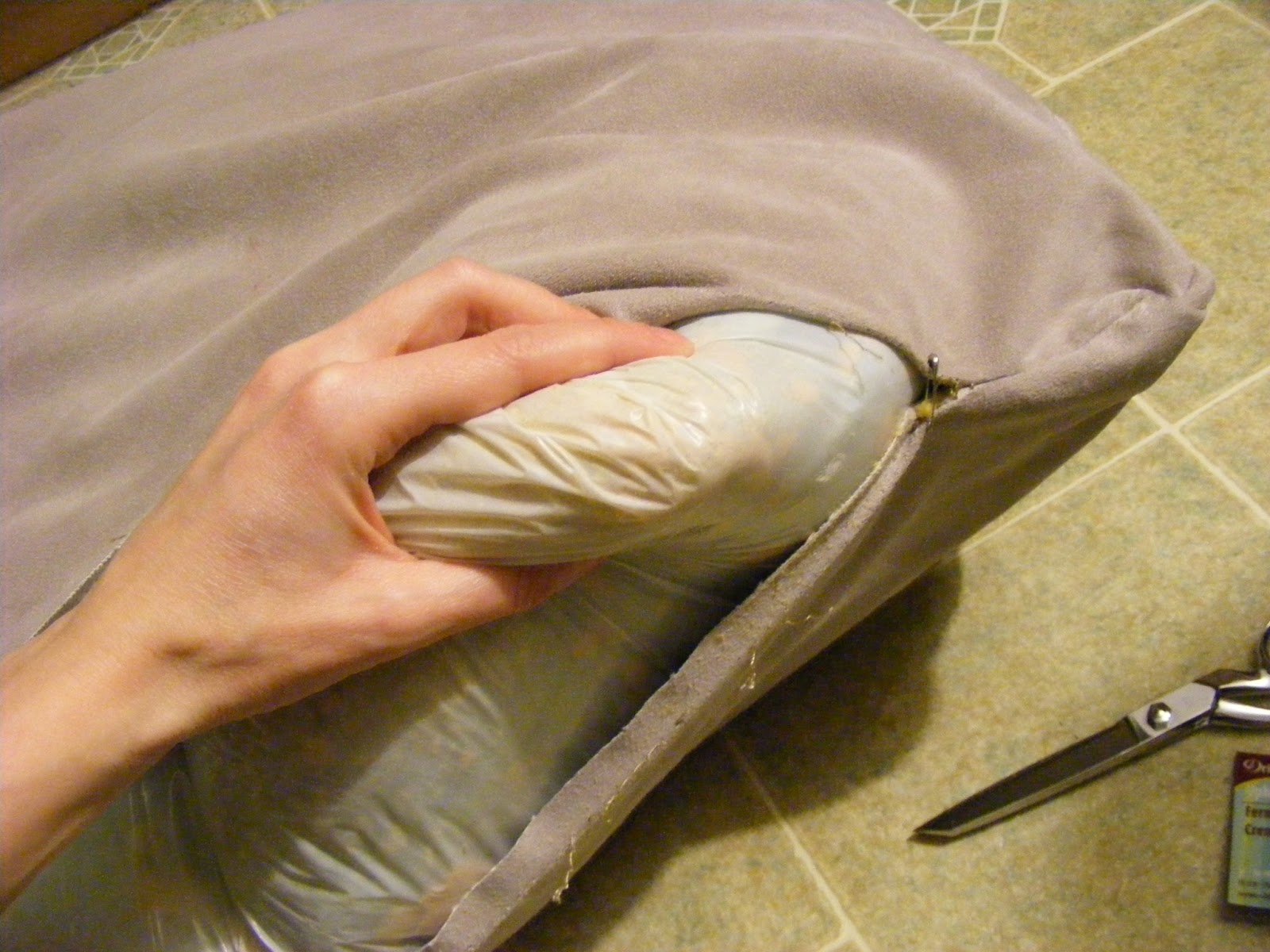 Putting Zippers In Couch Cushions