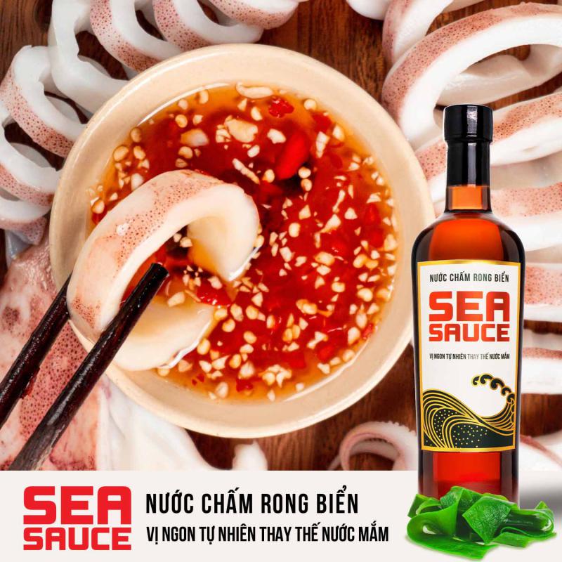 Nước Chấm Rong Biển Làng Chài Xưa Sea Sauce 500Ml/Chai