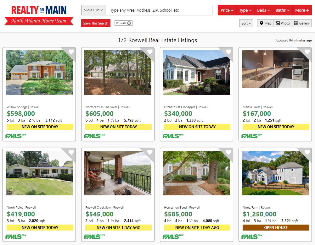 Roswell Homesearch Roswell Real Estate Market Report