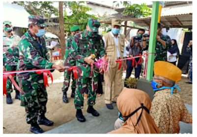 Danrem 032 Wbr Brigjen Tni Arief Gajah Mada Serahkan Rumah Bantuan Ke Veteran Pejuang Kemerdekaan Kupasonline Com