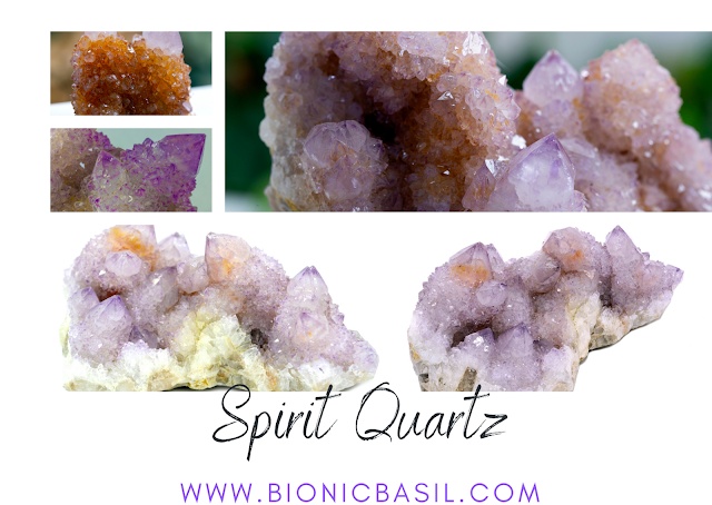 Colouring with Cats ©BionicBasil® Crystal of The Week - Spirit Quartz