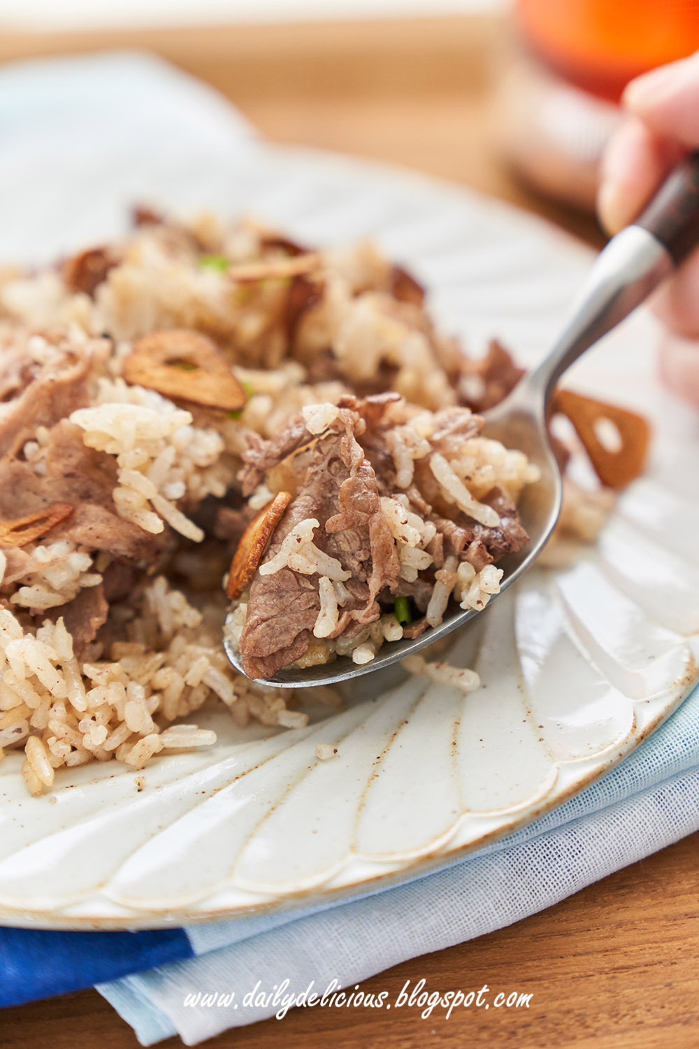 dailydelicious Beef garlic rice