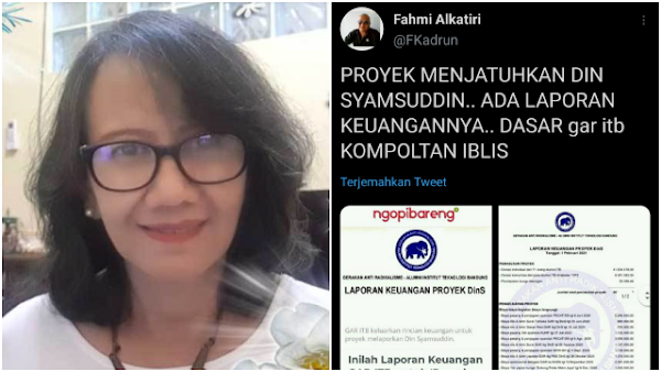 Laporan Keuangan Proyek 'Din' Bocor, Jubir GAR ITB: Mungkin Ada yang Iseng, Hehe...
