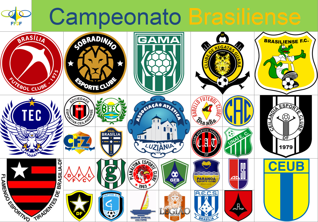 COLETÂNEA DO FUTEBOL DF Campeonato Brasiliense
