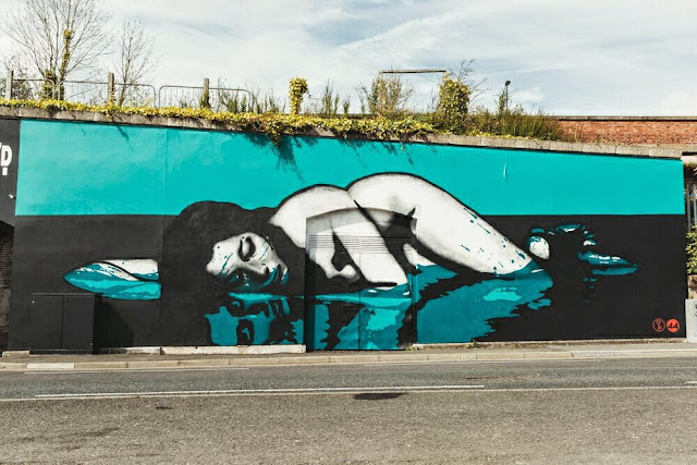 While we last heard from him in London a few months ago, Eelus is now in Newcastle where he hooked up with the good lads from Unit 44 Gallery.