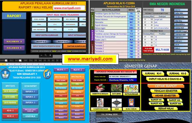 Download Aplikasi Raport K13 Smp 2020 GTK Guru