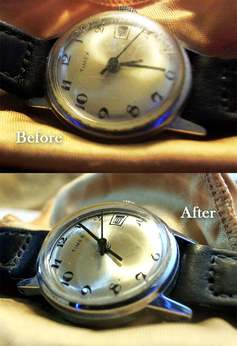 How To Remove Scratches From Acrylic Watch Crystal Pushing Myself
