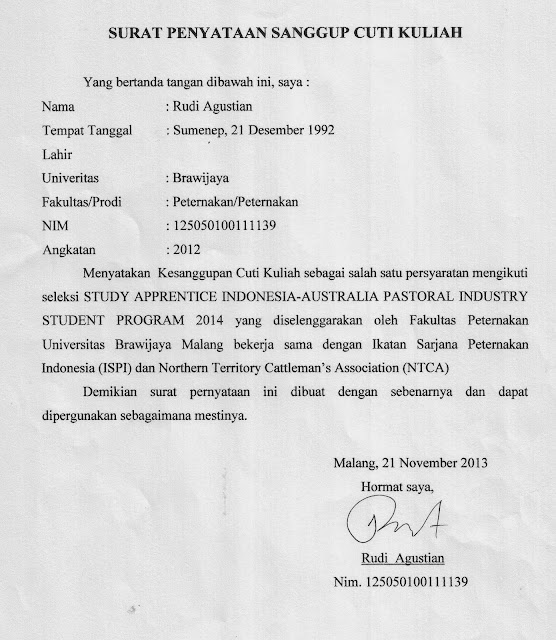 Contoh Surat Cinta Untuk Kakak Osis Yang Singkat