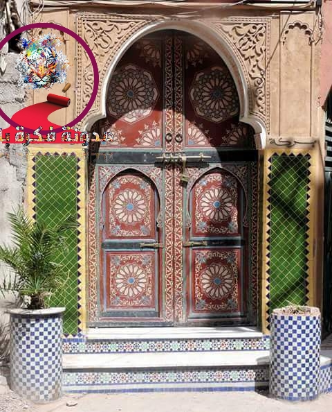 النقش على الخشب الابواب المغريبة المنقوشة