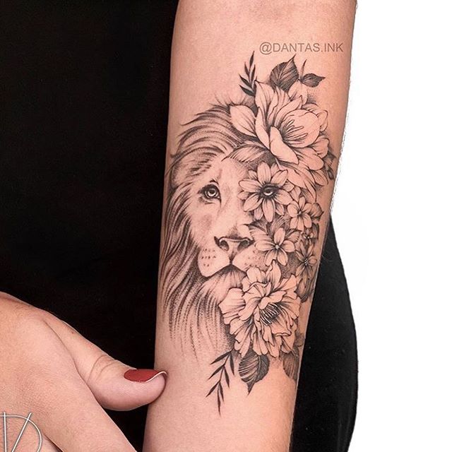 75 Tatuajes de leones para mujer 2022, brillantes! - Belagoria | la web de  los tatuajes