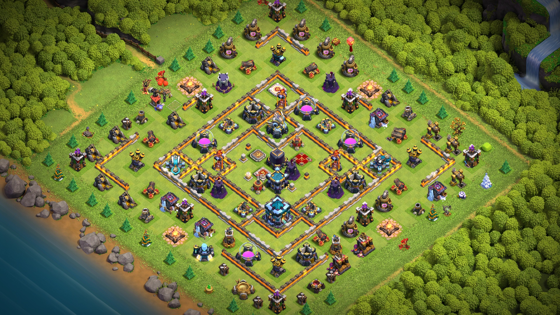 Best Bases for Every Town Hall in Clash Of Clans!