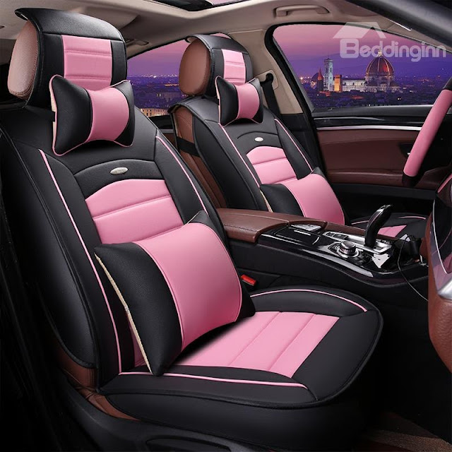 Beddinginn pink car seat covers