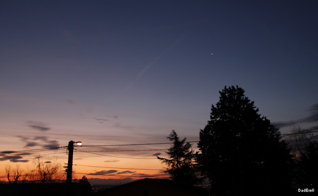 Etoile le matin dans le ciel