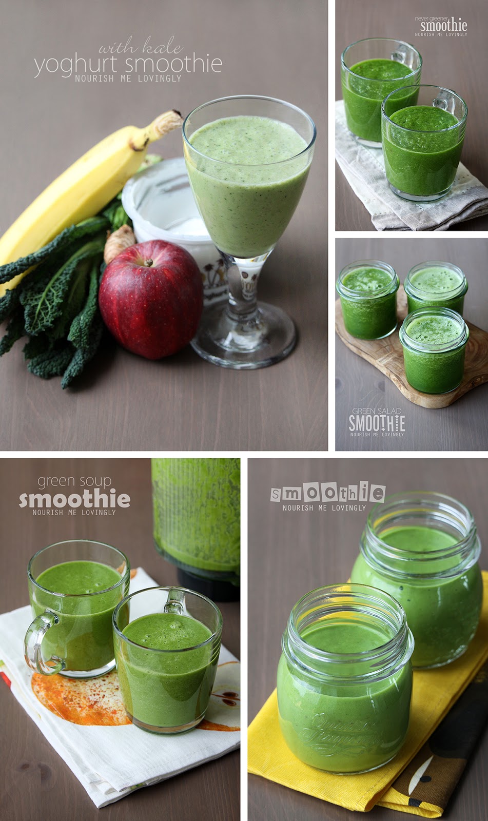 Nourish me lovingly Green smoothie galore (AIP, V+)