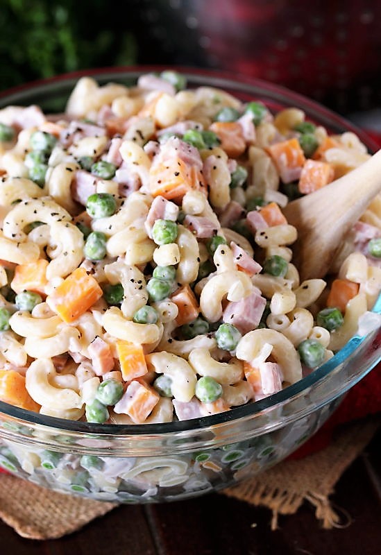 Intuition ensidigt klassisk Ham & Cheese Macaroni Salad | The Kitchen is My Playground
