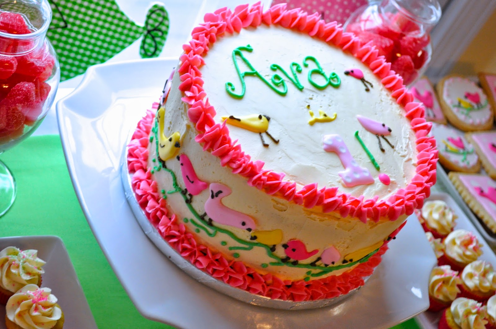 Penelope Bird Birthday Cake