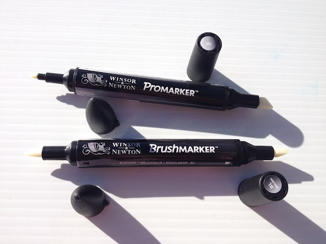 Winsor & Newton Designers Promarker Brush Twin-Tip Graphic Pens - 72 Colours
