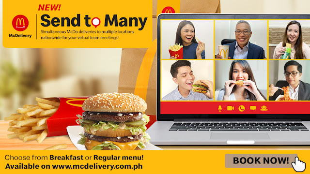 McDelivery Send to Many makes hosting virtual activities easy with simultaneous deliveries