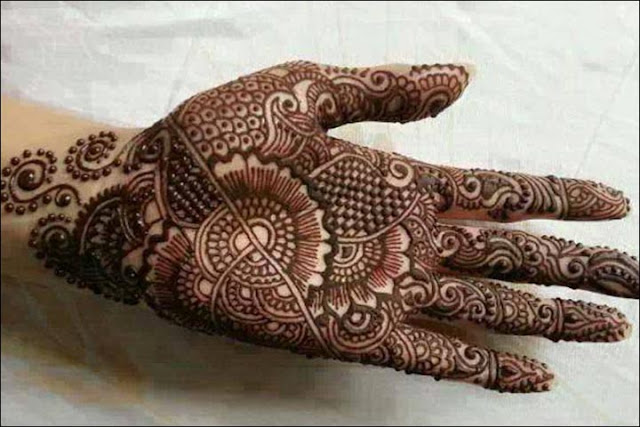 Simple Mehndi Design for Left Hand - Mehndi Images