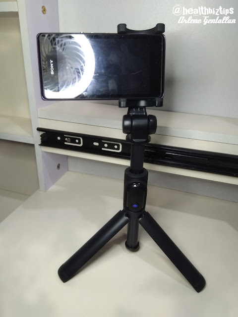 Xiaomi Mi Selfie Stick Tripod Bluetooth Shutter control Review | @healthbiztips