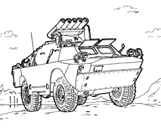 Transportation Coloring Sheets: Military Vehicles Coloring Pages Images