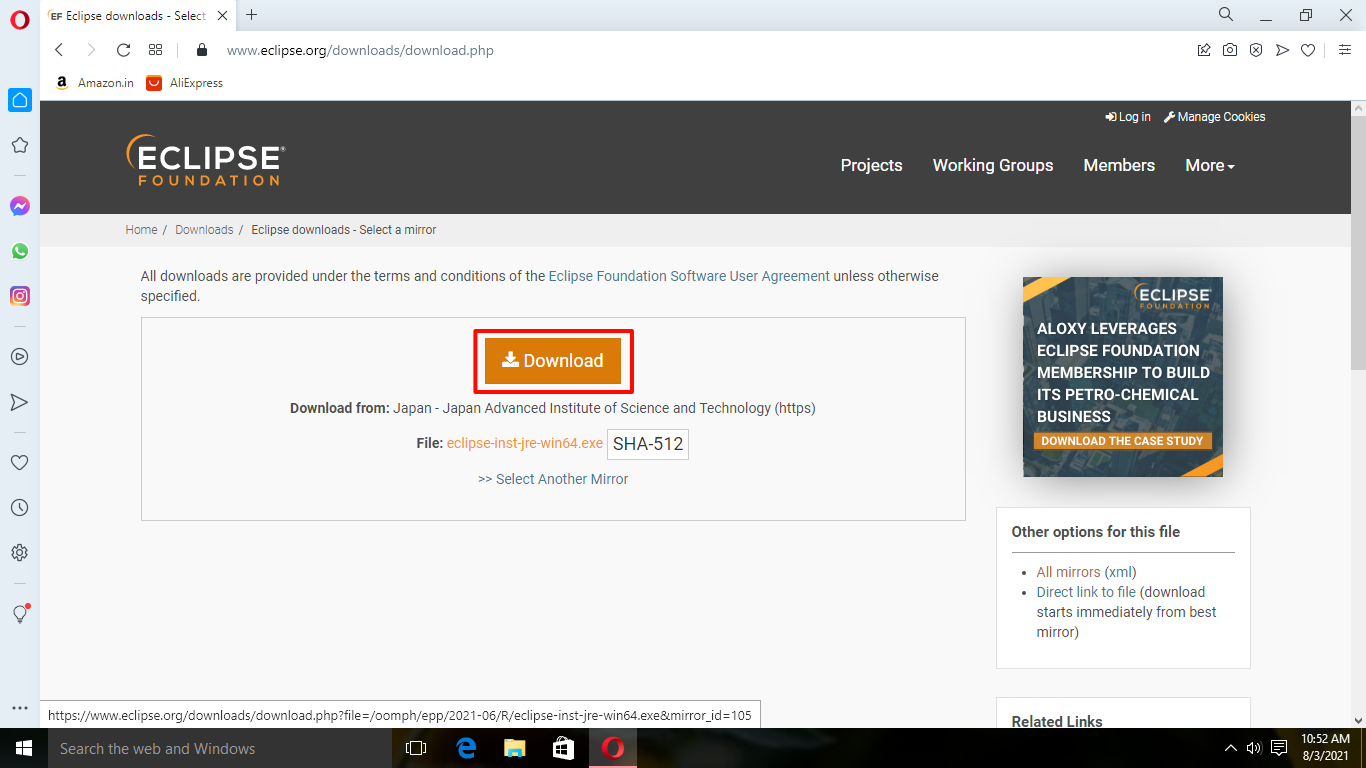 java eclipse download for windows 10 java eclipse download for windows 10