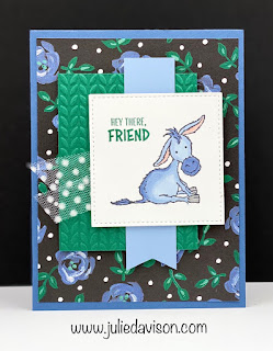 Sale-a-Bration Favorites: 3 Darling Donkey Cards + Flower & Field Designer Paper ~ www.juliedavison.com #stampinup #saleabration