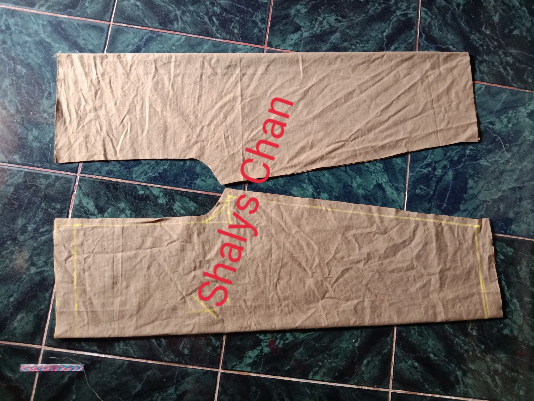 Pola Celana Kolor Panjang Anak Lengkap dengan Cara