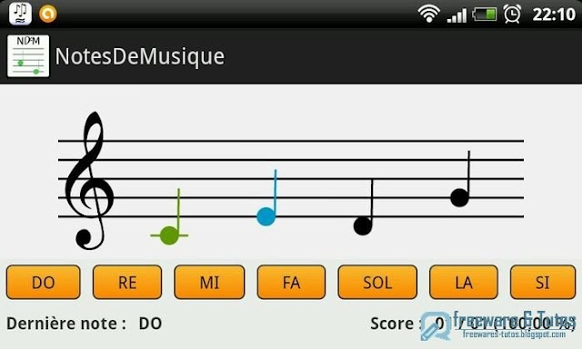 NotesDeMusique : nouvelle version du jeu Android pour apprendre à lire les notes de musique