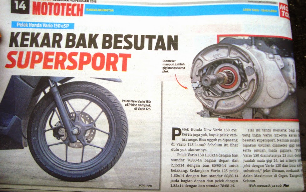 Ukuran Ban Maksimal Untuk Vario 150 : Ban Yang Cocok Untuk Vario 150