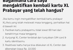 Cara Mengaktifkan Kartu Xl Axis Yang Hangus Mati Dan