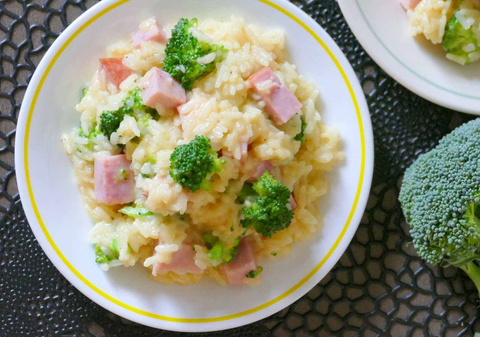 This ham cheesy broccoli rice dinner skillet is easy, delicious and one you'll want to add to your menu plan! Use any cheese you prefer and great for using leftover Easter or Christmas ham! Ready in less than 30 minutes which makes it perfect for a simple and affordable weeknight meal! 