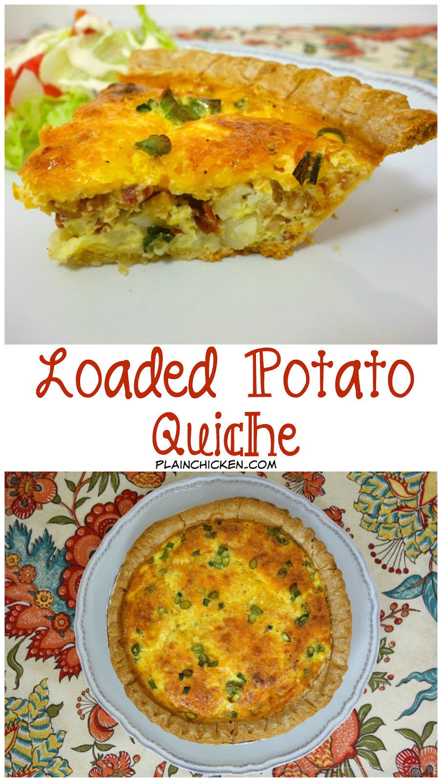 Loaded Potato Quiche Plain Chicken®