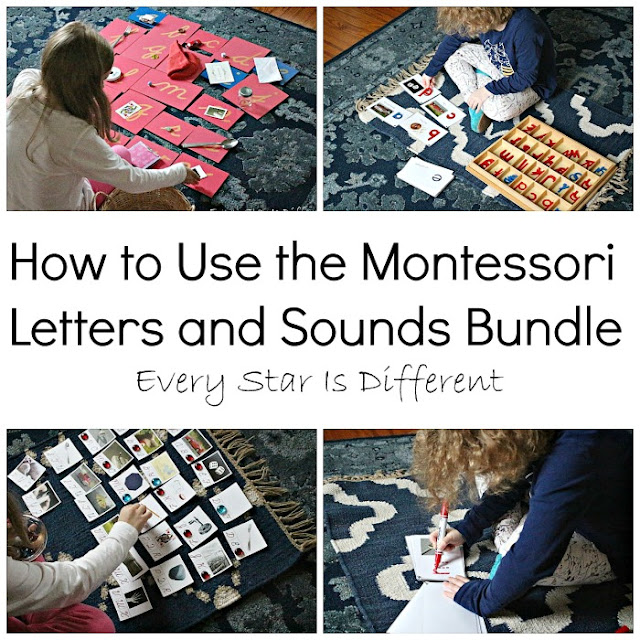 How to Use the Montessori Letters and Sounds Bundle