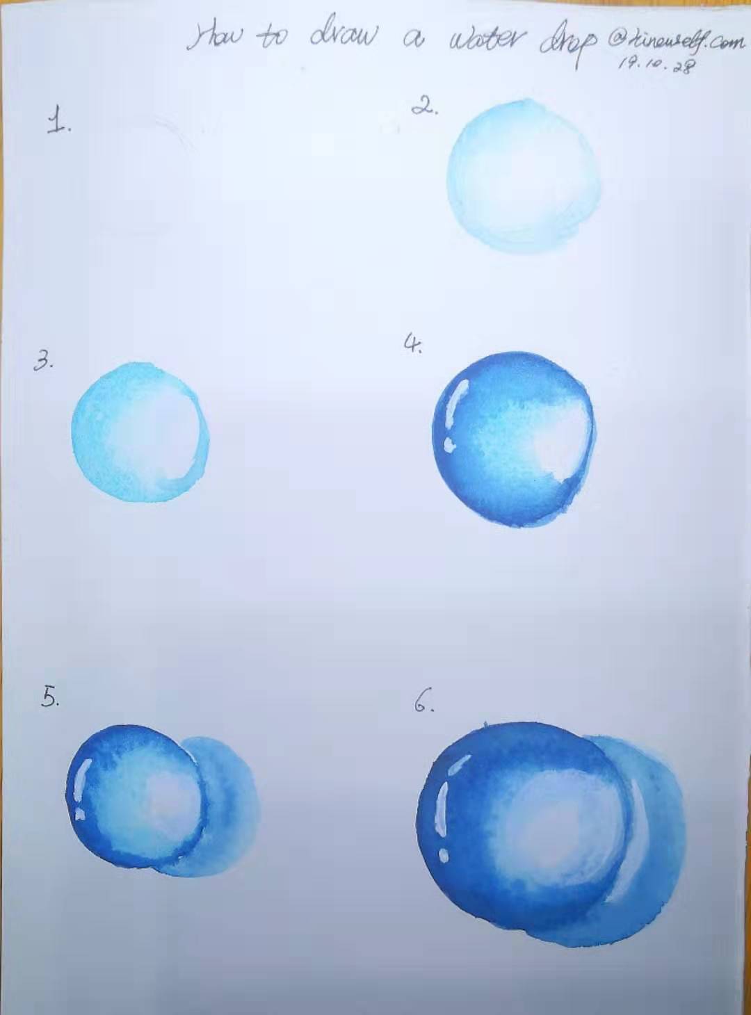 how to draw water