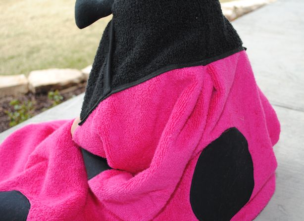 Ladybug Hooded Towel Pattern by Crazy Little Projects