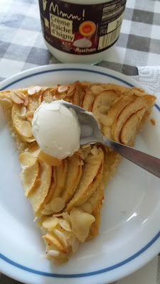 Tarte fine feuilletée aux pommes;Tarte fine feuilletée aux pommes