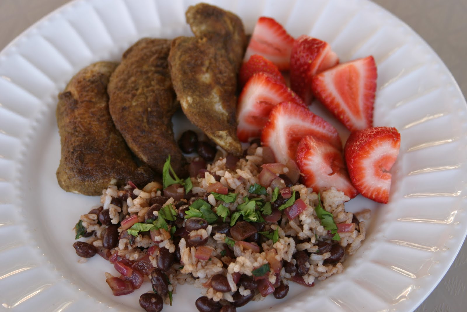 The Joy's of Kitchen Creations Brazilian Chicken with Black Beans and Rice