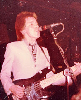 Bruce Foxton on stage at the Agora Ballroom, Cleveland, Ohio in 1979
