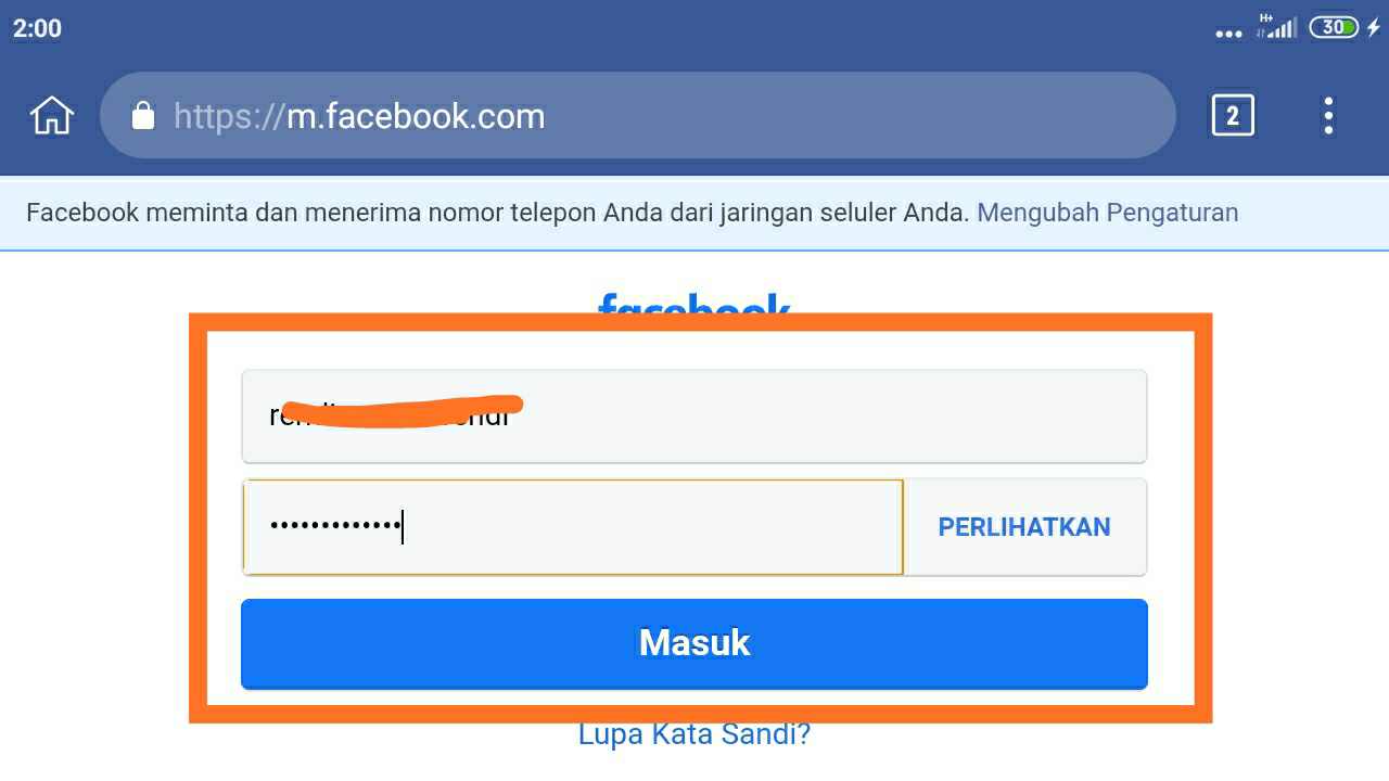 Cara menghapus pertemanan di FB Lite secara massal