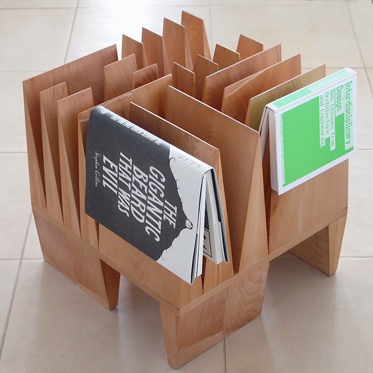 Architects Independent: Book Range Bookmark & Magazine Rack Side-Table...
