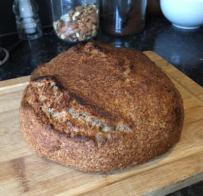 Homemade crusty bread