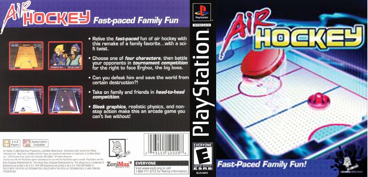 0 to Z of Playstation 1 Games Air Hockey