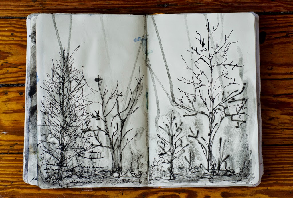 Esther from the Sticks Drawing Sketchbook Journal