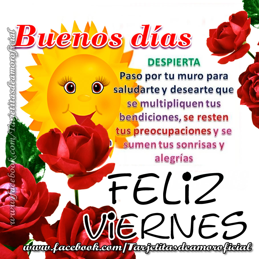 Que tengas feliz viernes