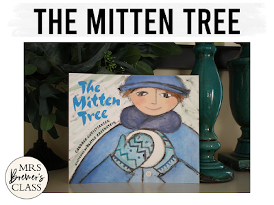 The Mitten Tree book study winter literacy unit with Common Core aligned companion activities and a craftivity for K-1