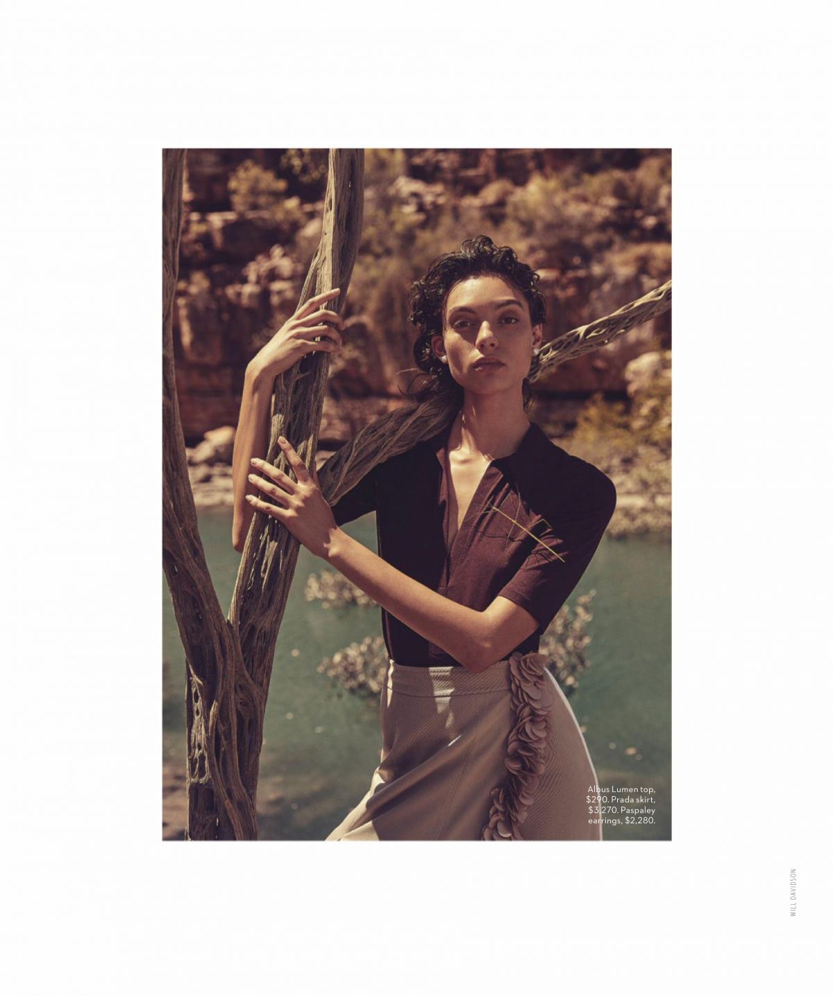 Charlee Fraser Featured in Vogue Magazine - Australia February 2020